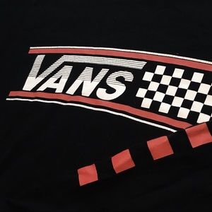 Long sleeve vans crop top
